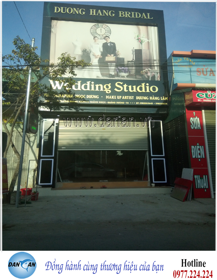 Thiết kế, thi công Wedding Studio đẹp tại Thanh Hóa